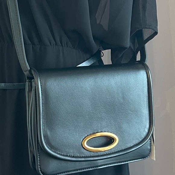 NWT Zara Leather Crossbody Bag - Picture 11 of 15